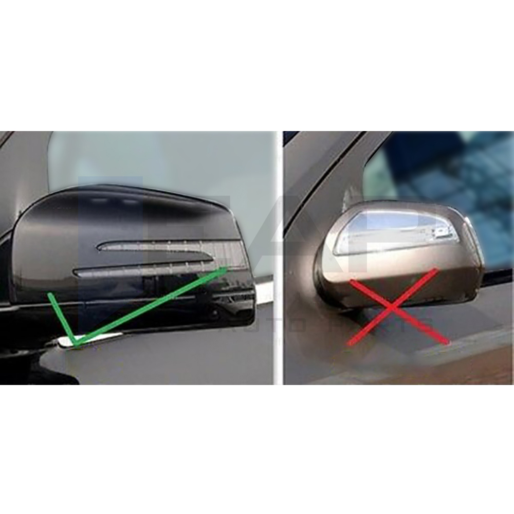 Mirror Cover - 2 Pcs - Stainless Steel