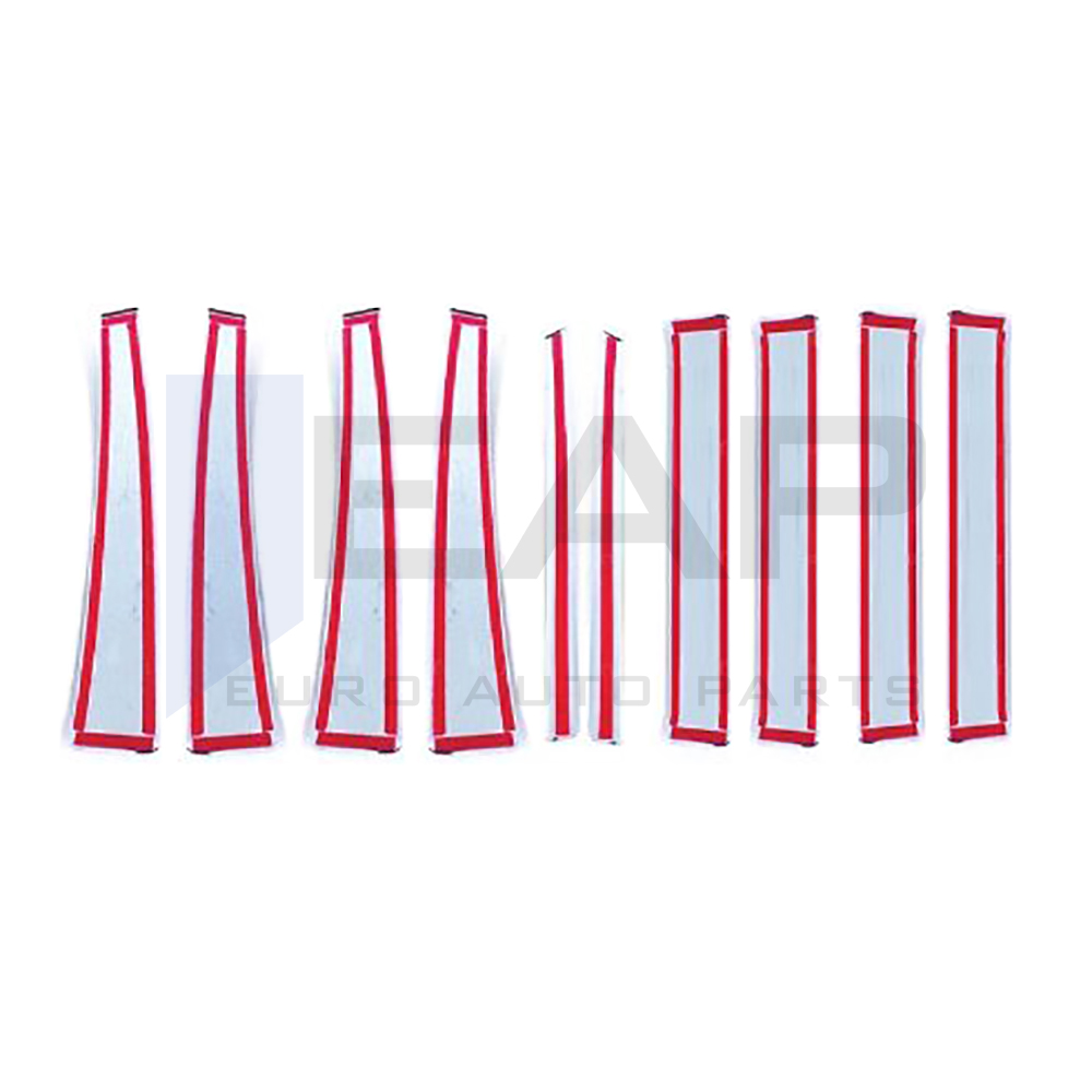 Door Post Set - 10 Pcs - Stainless Steel