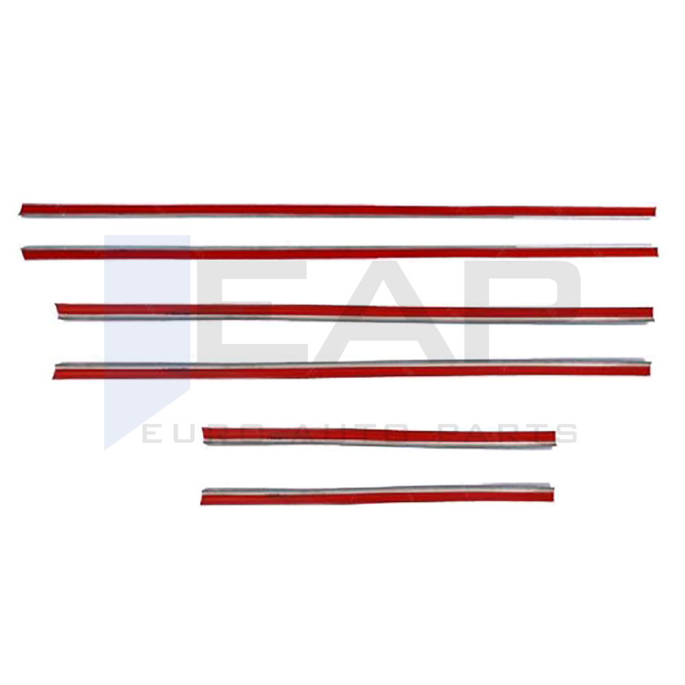 Window Frame Garnish - 6 Pcs - Stainless Steel