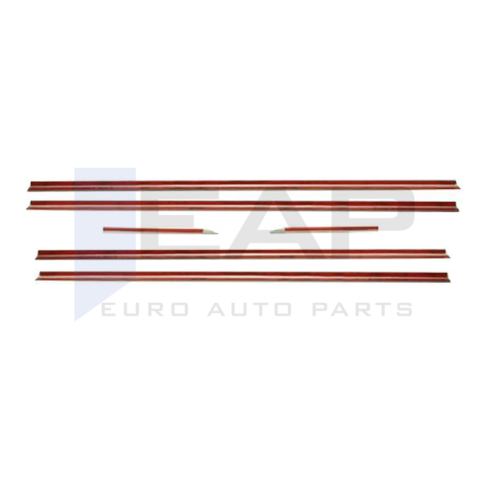 Window Frame Garnish - 6 Pcs - Stainless Steel