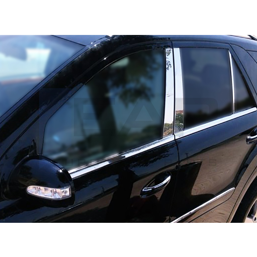 Door Post Set - 6 Pcs - Stainless Steel
