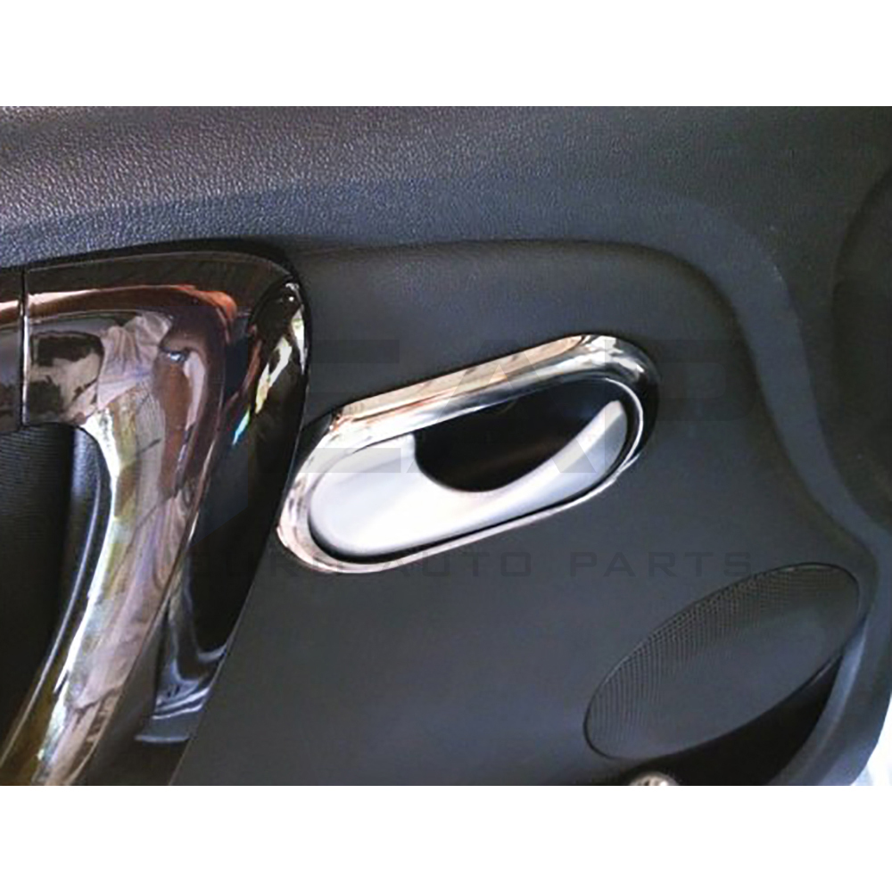 Exterior Door Handle Cup Bowl Cover - 2 Doors - Stainless Steel