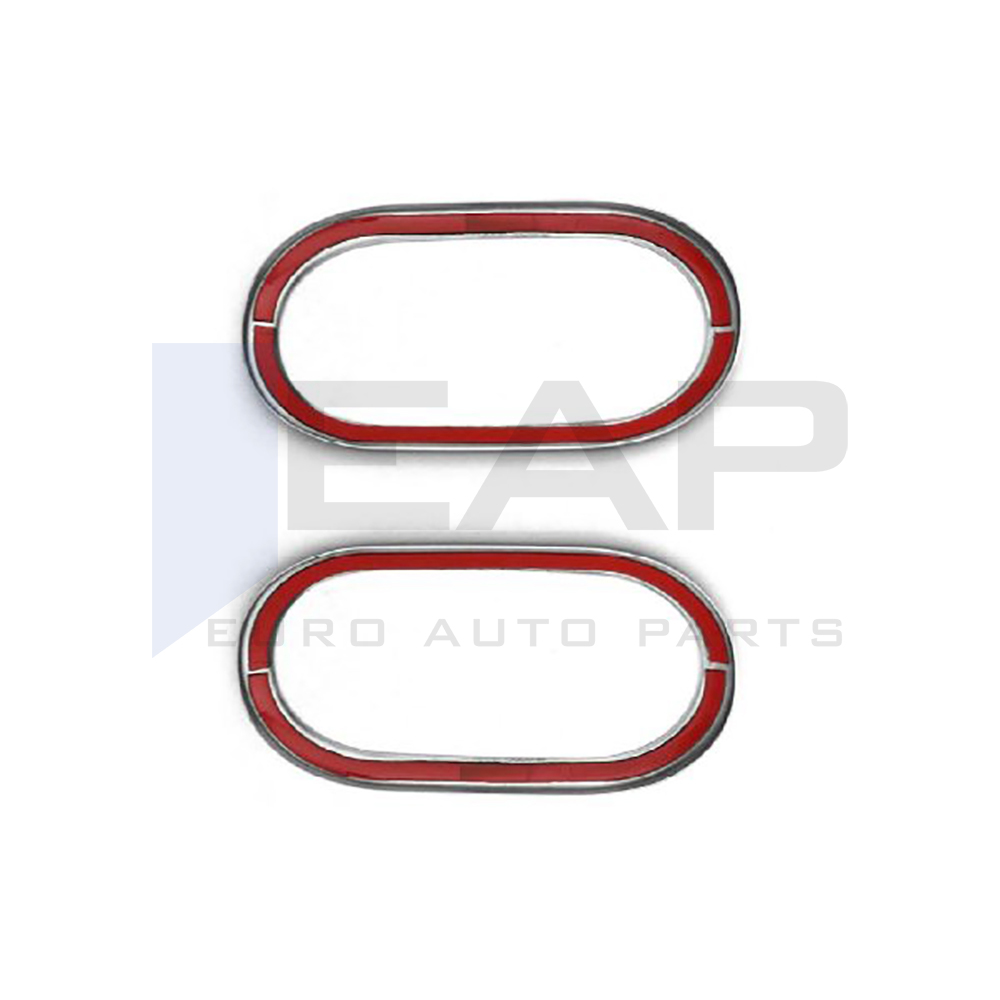 Exterior Door Handle Cup Bowl Cover - 2 Doors - Stainless Steel