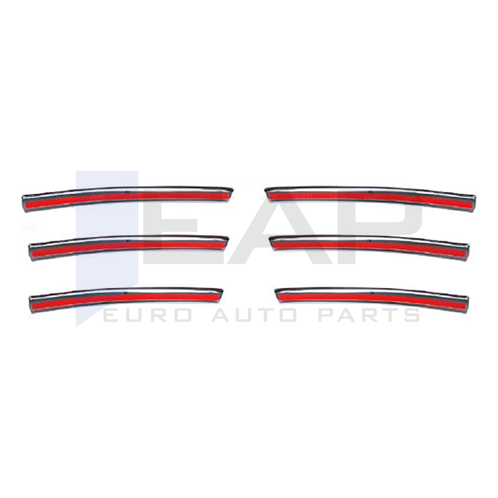 Front Grille - 6 Pcs - Stainless Steel