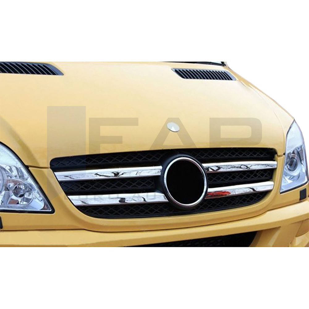 Front Grille - 4 Pcs - Stainless Steel