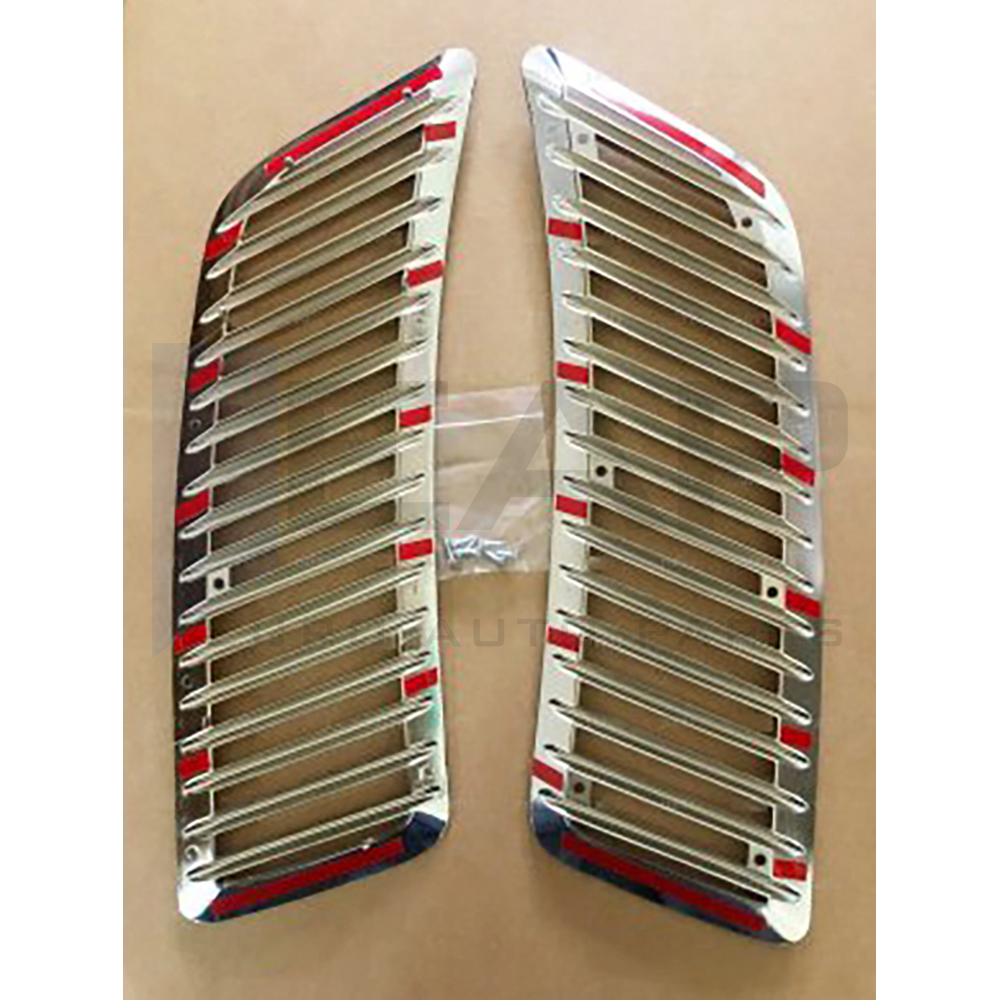 Front Hood Vent Grille - Abs Chrom