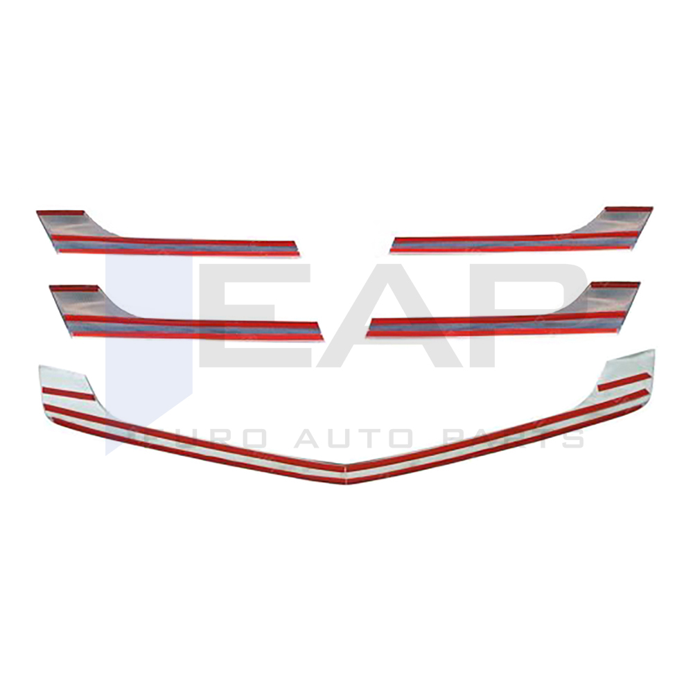 Front Grille - 5 Pcs - Stainless Steel