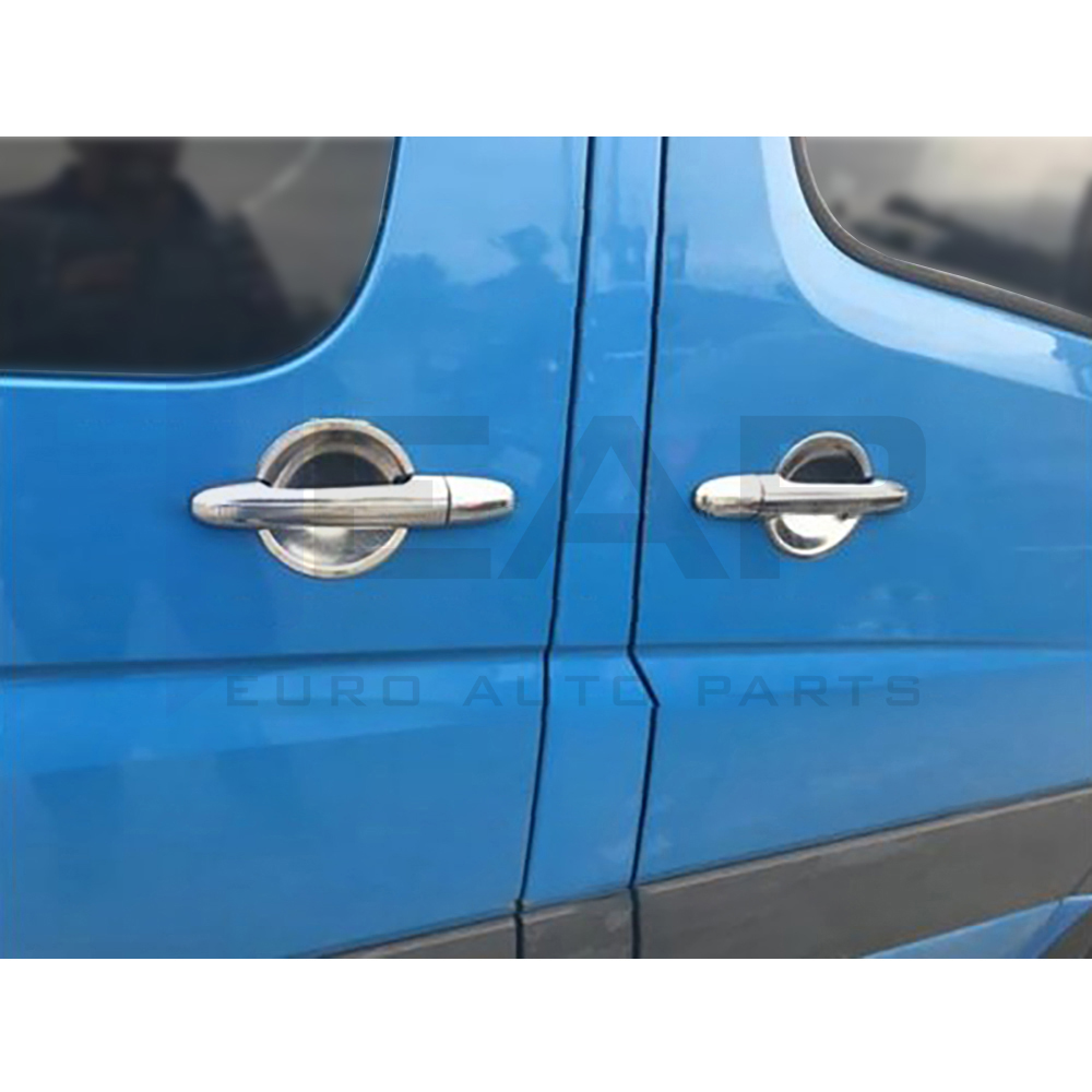 Exterior Door Handle Cup Bowl Cover - 4 Doors - Stainless Steel