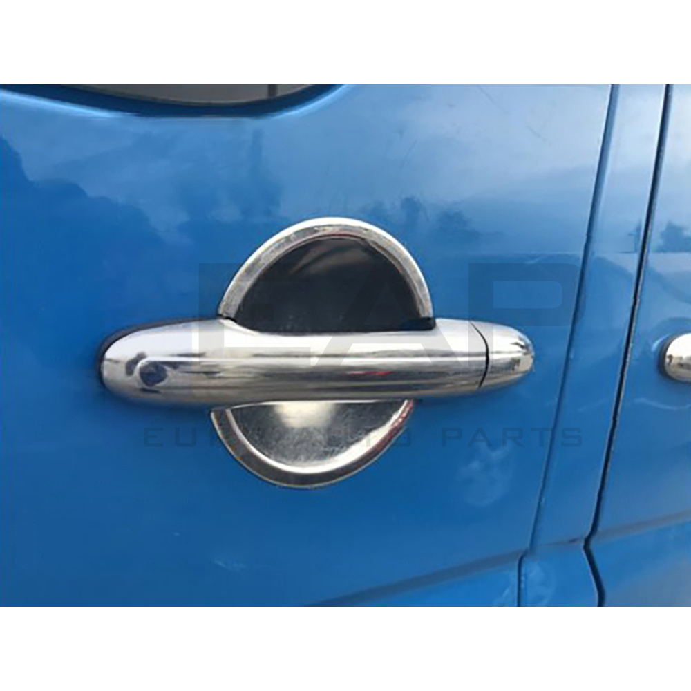 Exterior Door Handle Cup Bowl Cover - 2 Doors - Stainless Steel