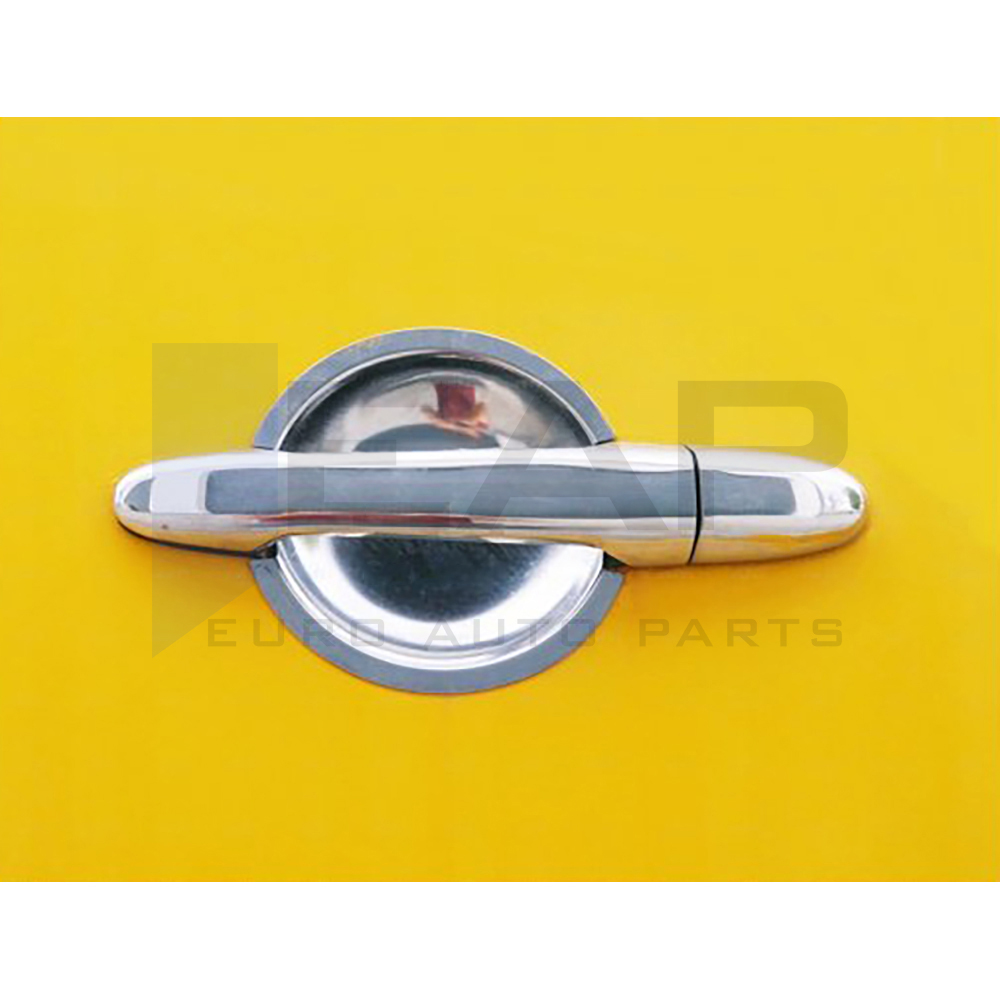 Exterior Door Handle Cup Bowl Cover - 2 Doors - Stainless Steel