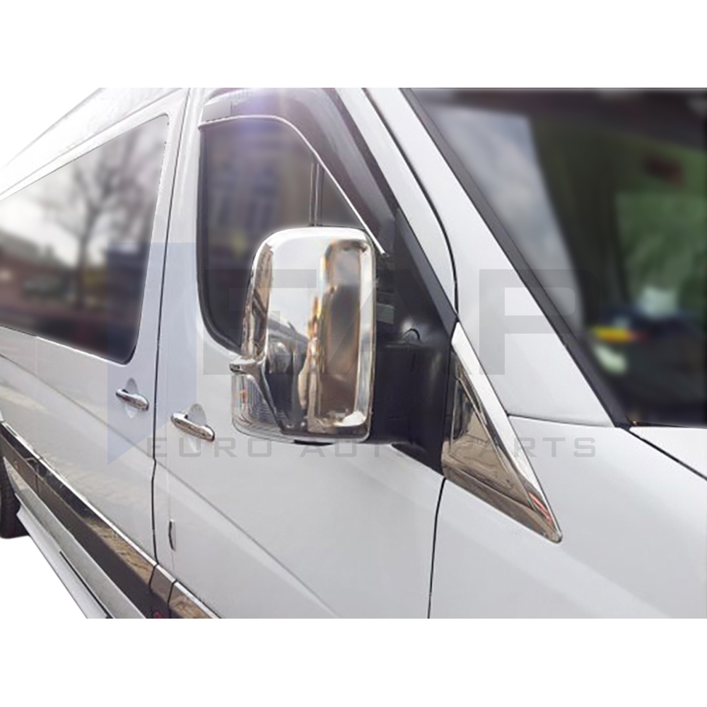 Mirror Cover - 2 Pcs - Stainless Steel