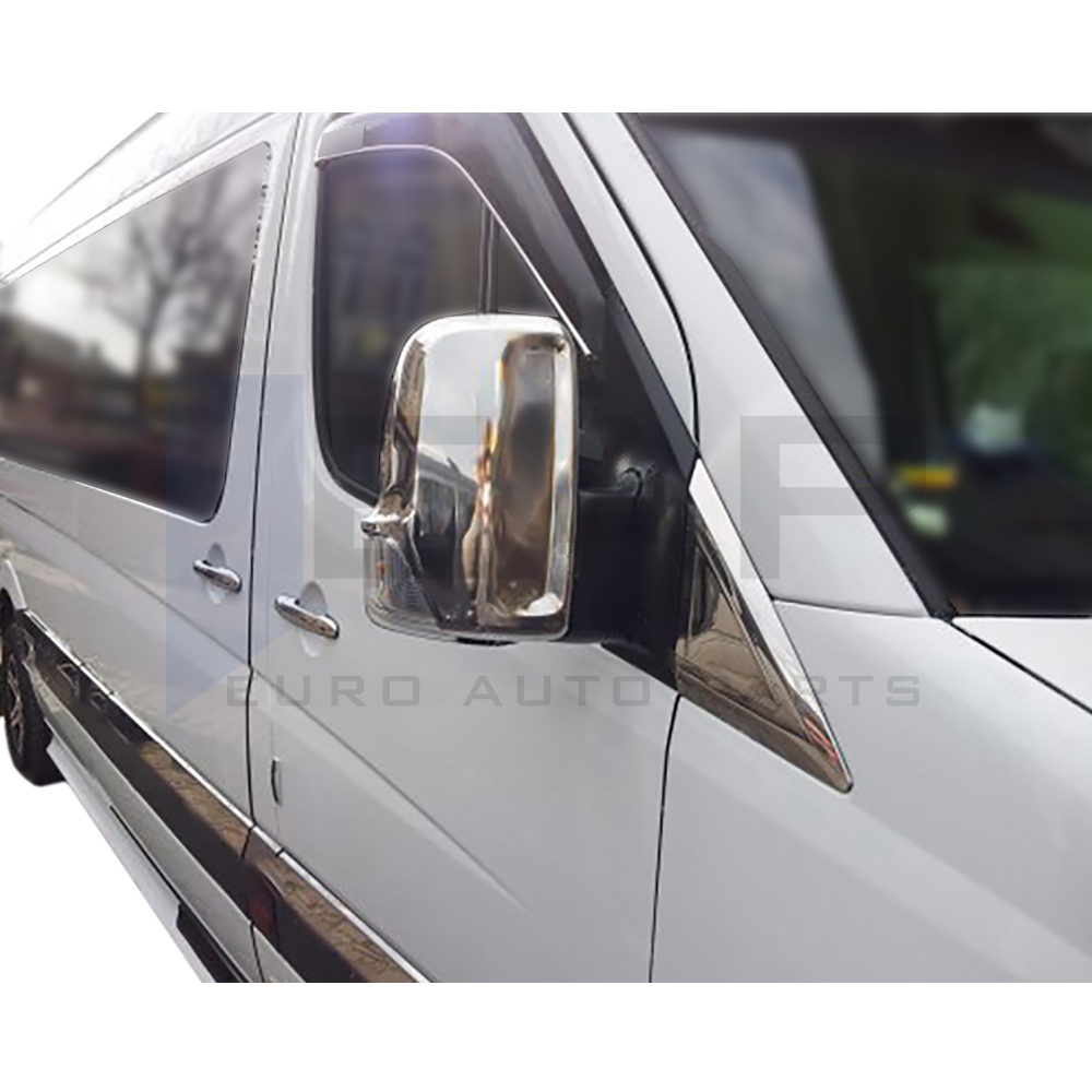 Mirror Cover - 2 Pcs - Stainless Steel