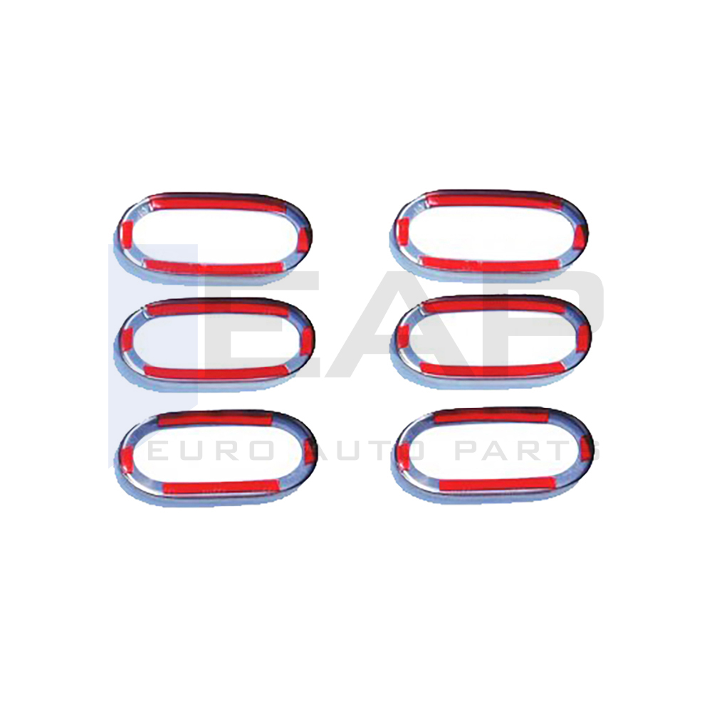 Side Reflector Frame - 6 Pcs - Stainless Steel