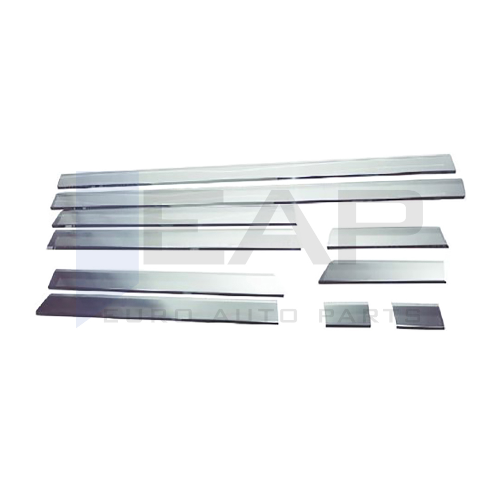Side Door Trim (Short Chassis) - 10 Pcs - Stainless Steel