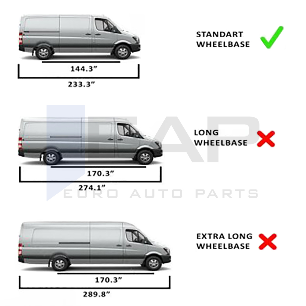 Side Door Trim (Medium Chassis) - 10 Pcs - Stainless Steel