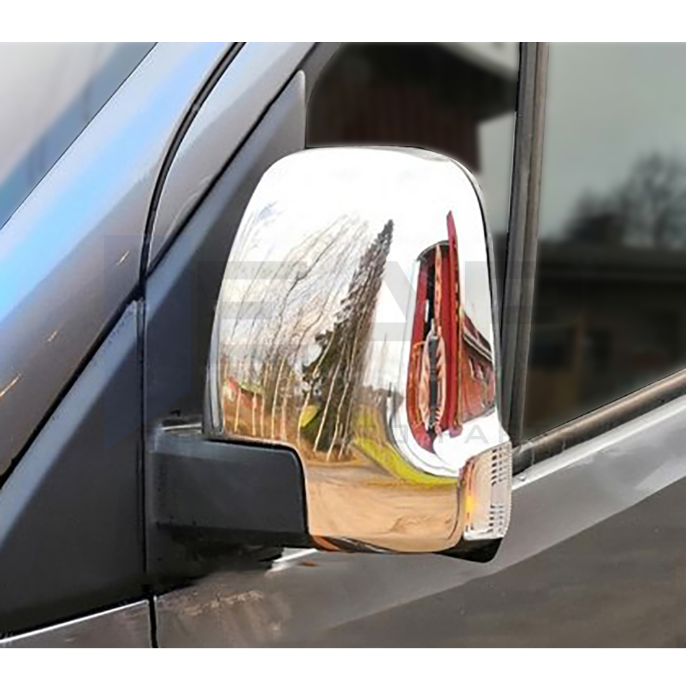 Mirror Cover - 2 Pcs - Stainless Steel