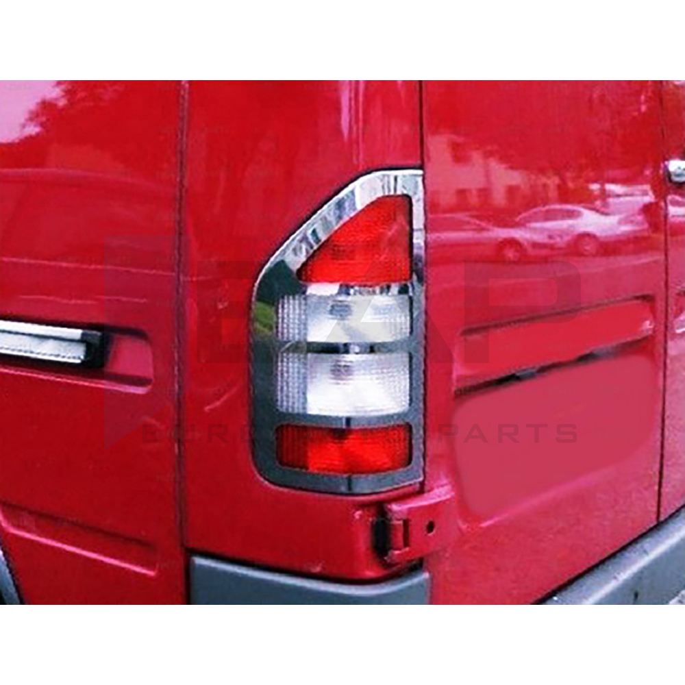 Tail Light Frame - 2 Pcs - Stainless Steel