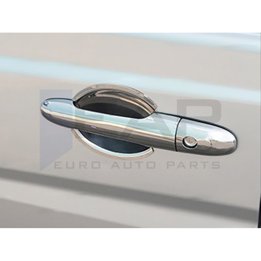 Exterior Door Handle Cup Bowl Cover - 4 Doors - Stainless Steel