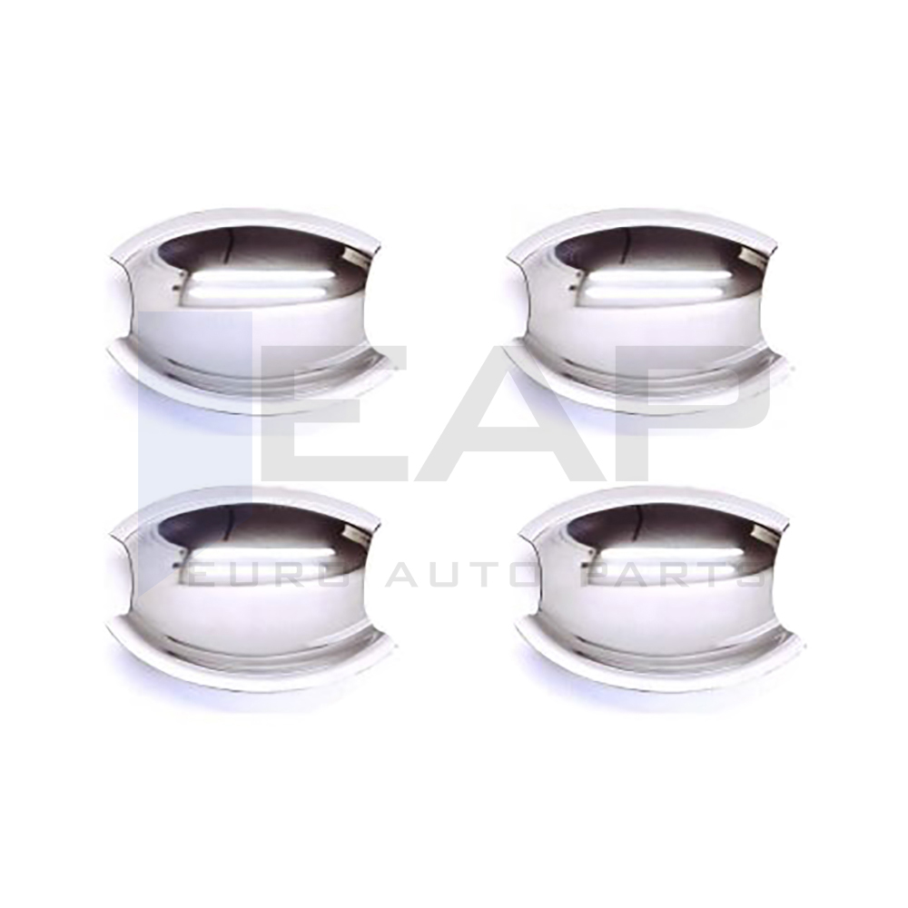 Exterior Door Handle Cup Bowl Cover - 4 Doors - Stainless Steel