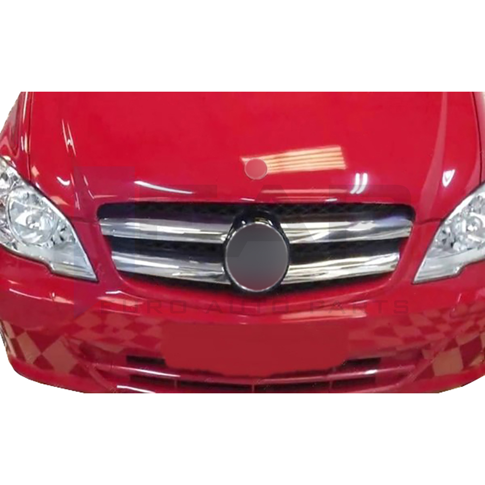 Front Grille - 4 Pcs - Stainless Steel