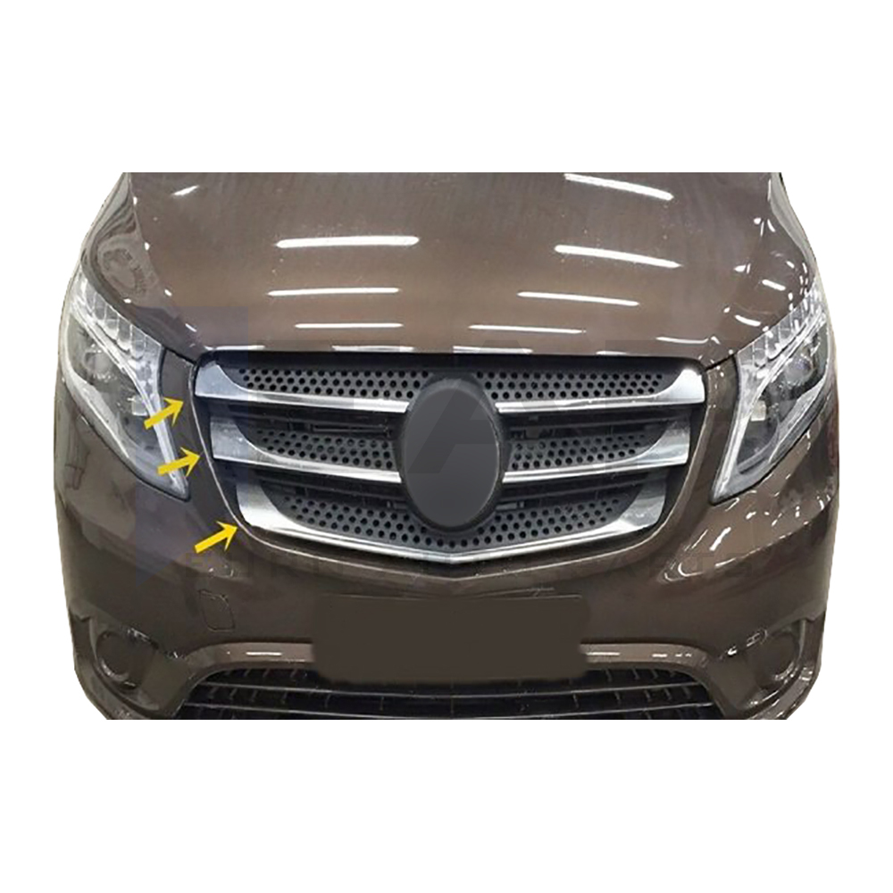 Front Grille - 5 Pcs - Stainless Steel