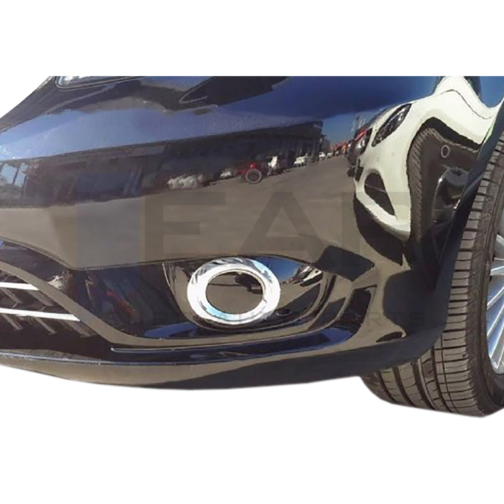 Fog Light Frame - 2 pcs - Stainless Steel 