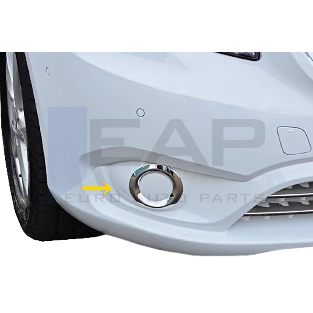 Fog Light Frame - 2 pcs - Stainless Steel 