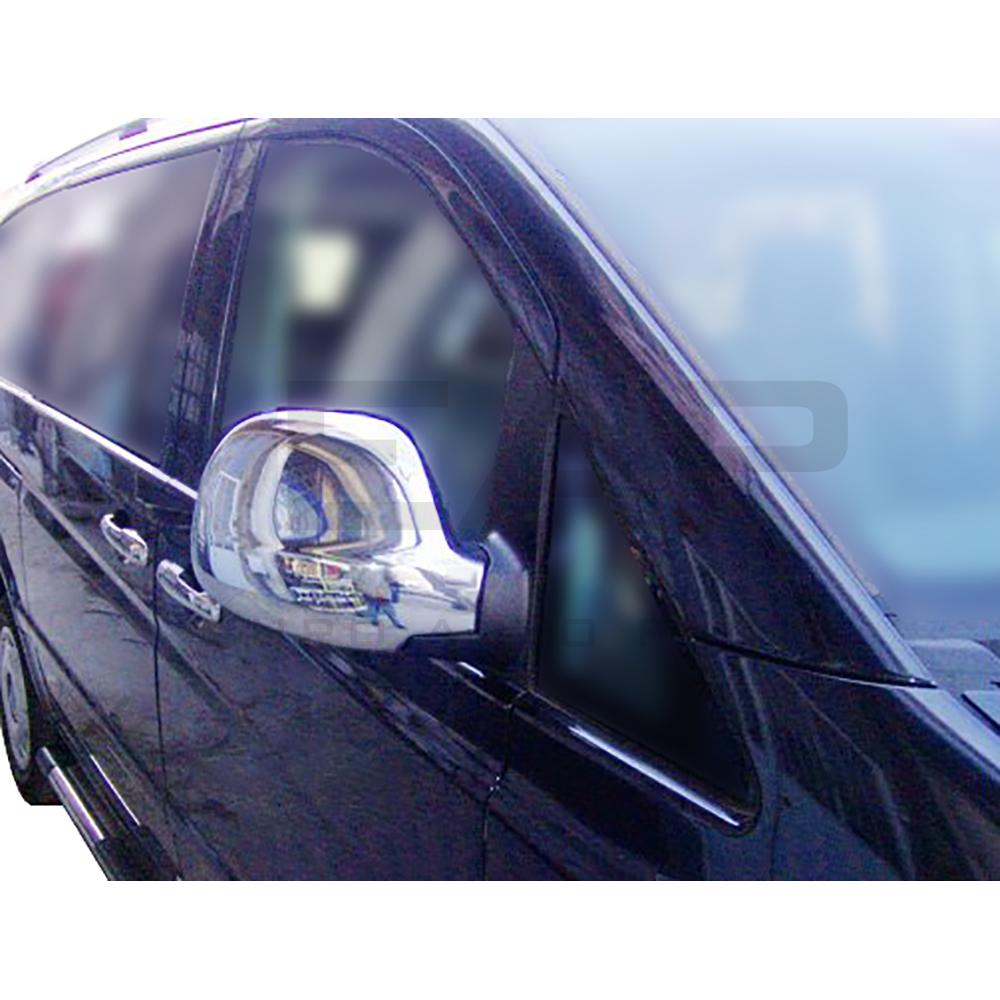 Mirror Cover - 2 Pcs - Stainless Steel