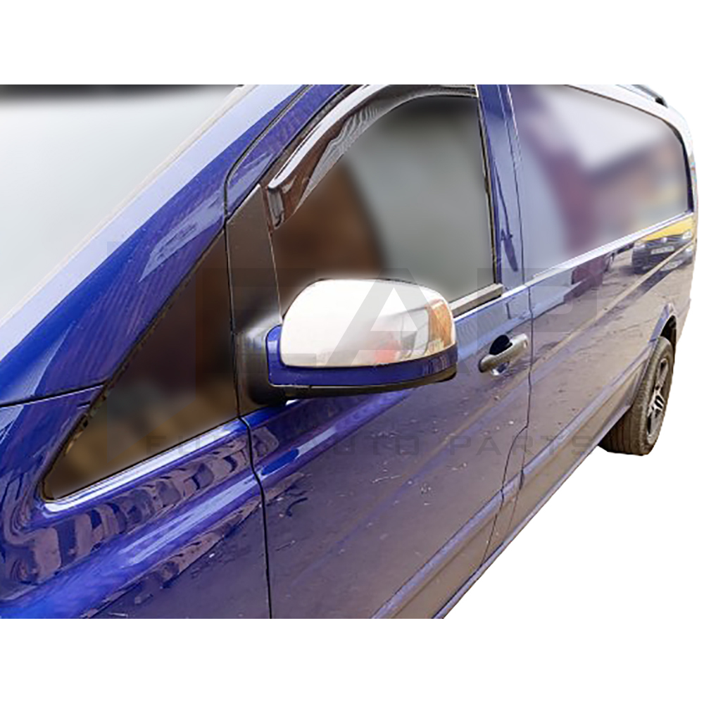 Mirror Cover - 2 Pcs - Stainless Steel