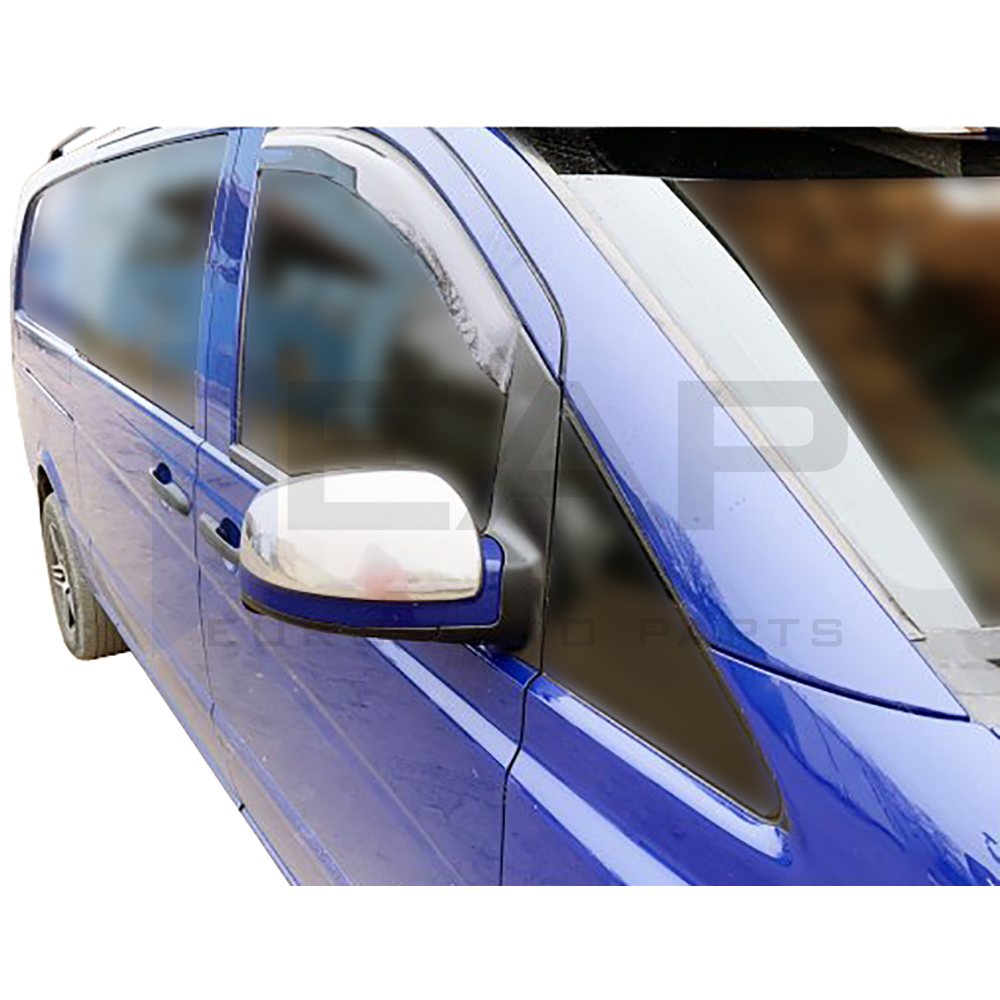 Mirror Cover - 2 Pcs - Stainless Steel