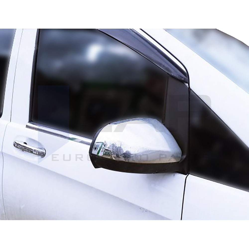 Mirror Cover - 2 Pcs - Stainless Steel