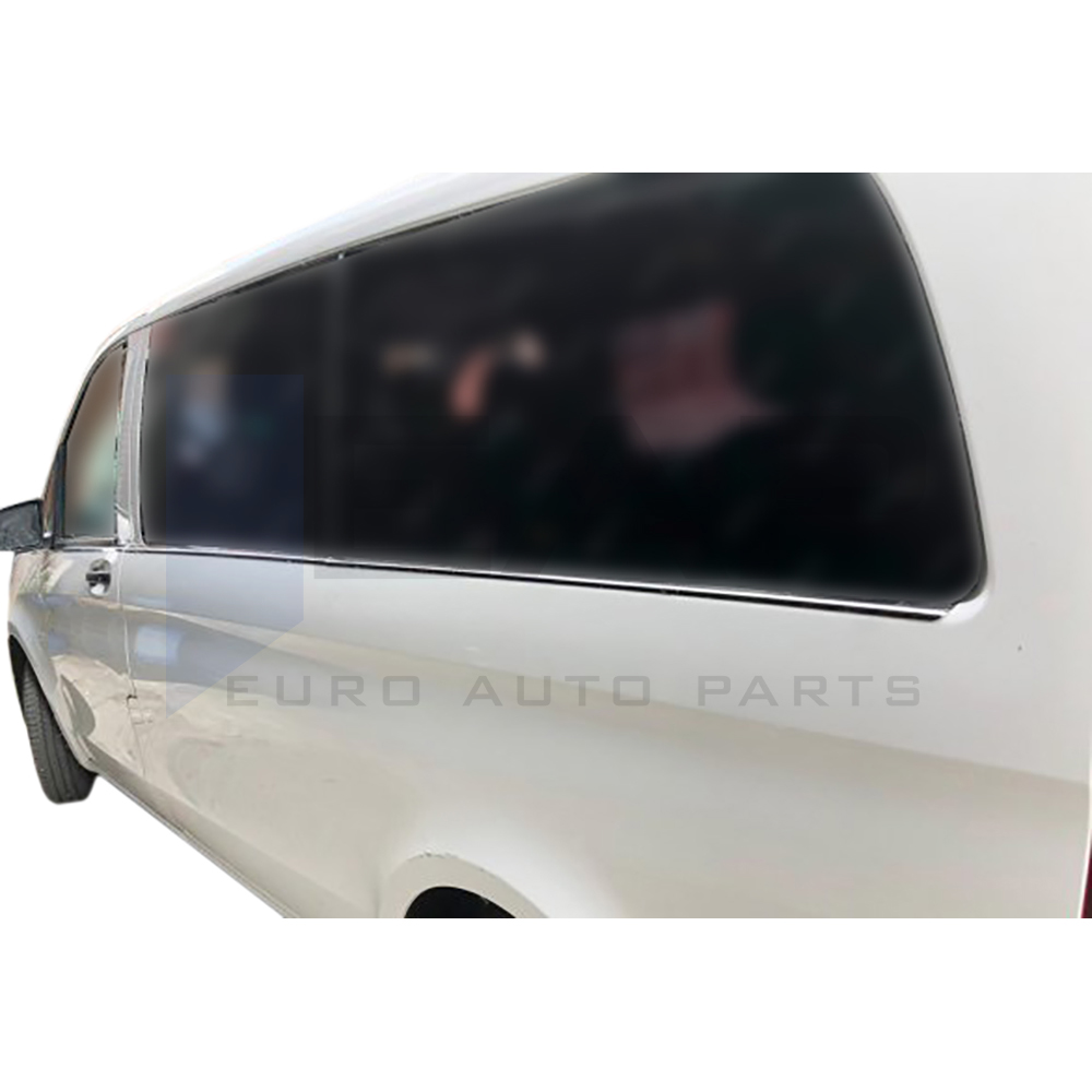 Side Door Trim (Extra Long Sachet - Single Slider) - 8 Pcs - Stainless Steel