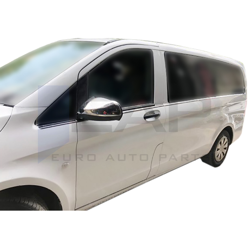 Side Door Trim (Extra Long Sachet - Double Slider) - 8 Pcs - Stainless Steel