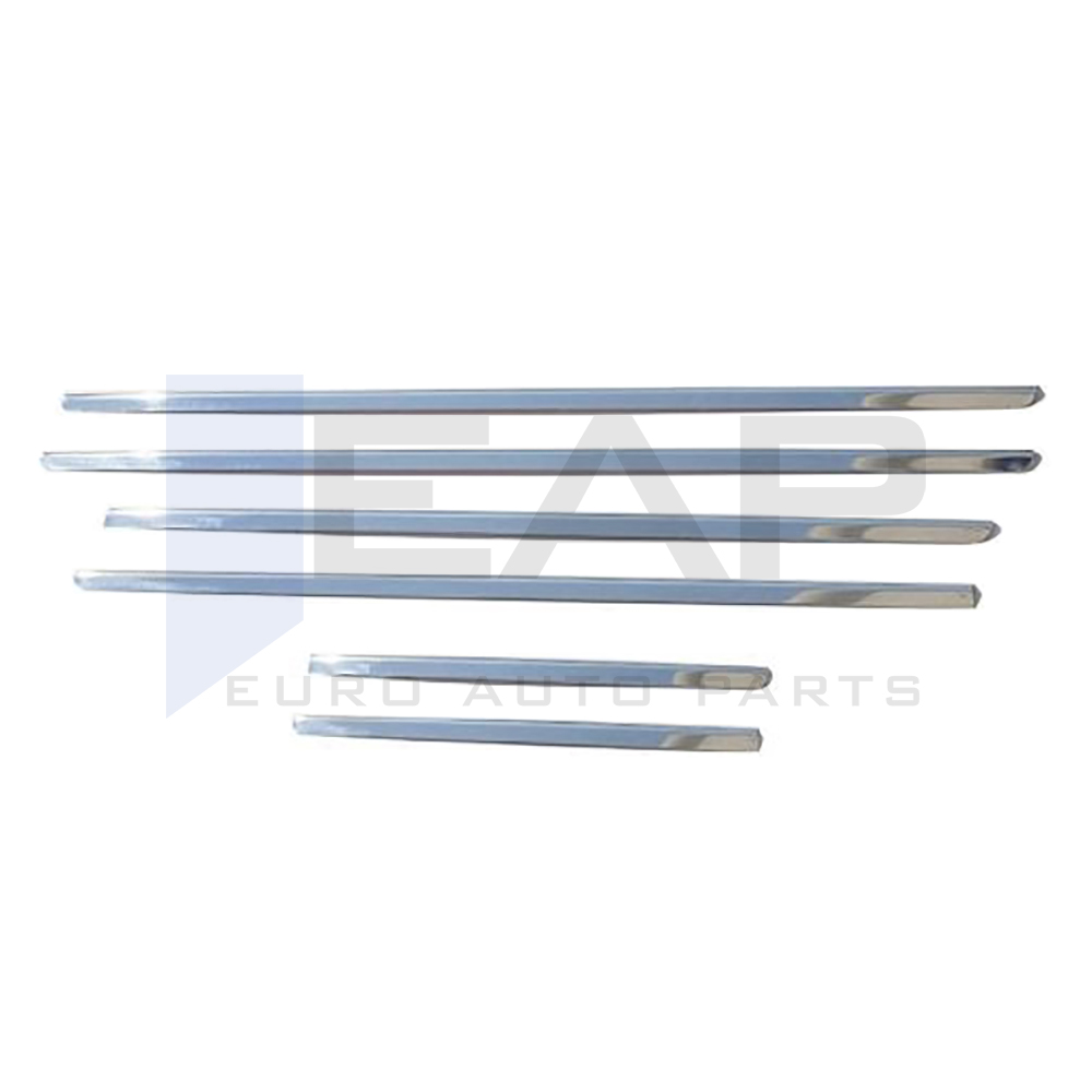 Window Frame Garnish - 6 Pcs - Stainless Steel