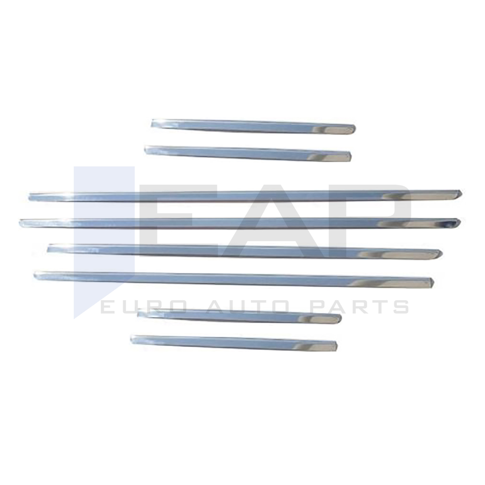 Window Frame Garnish - 8 Pcs - Stainless Steel