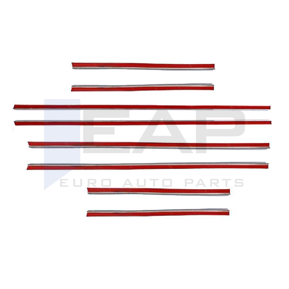 Window Frame Garnish - 8 Pcs - Stainless Steel