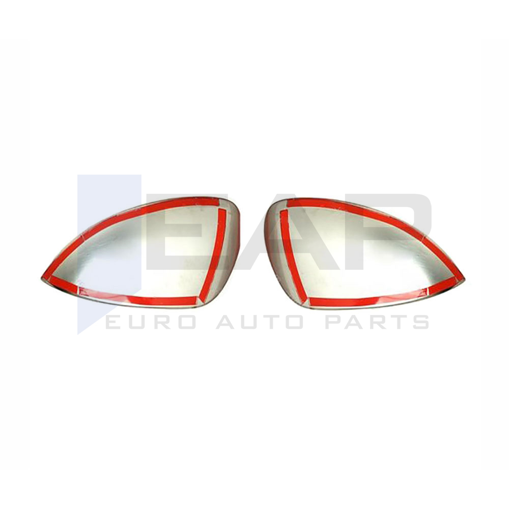 Mirror Cover - 2 Pcs - Stainless Steel