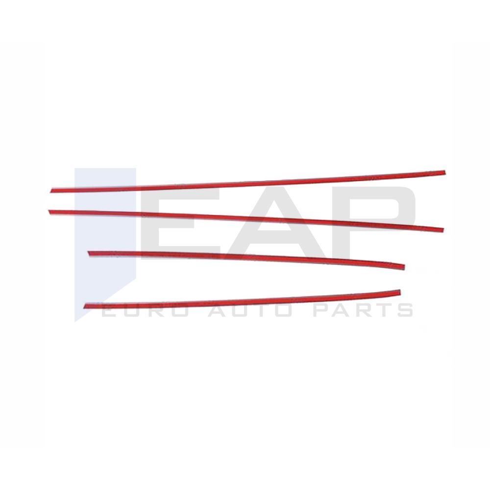 Window Frame Garnish - 4 Pcs - Stainless Steel