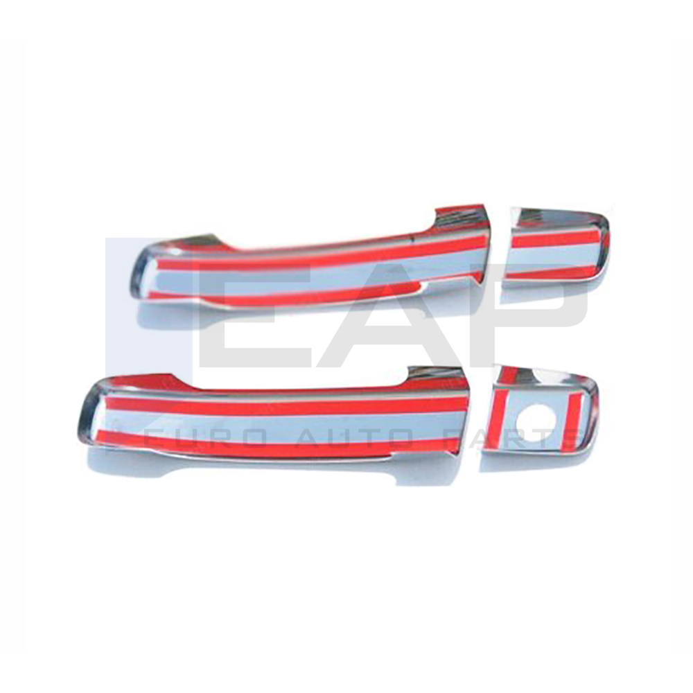 Door Handle Cover (Single Hole) - 2 Doors - Stainless Steel