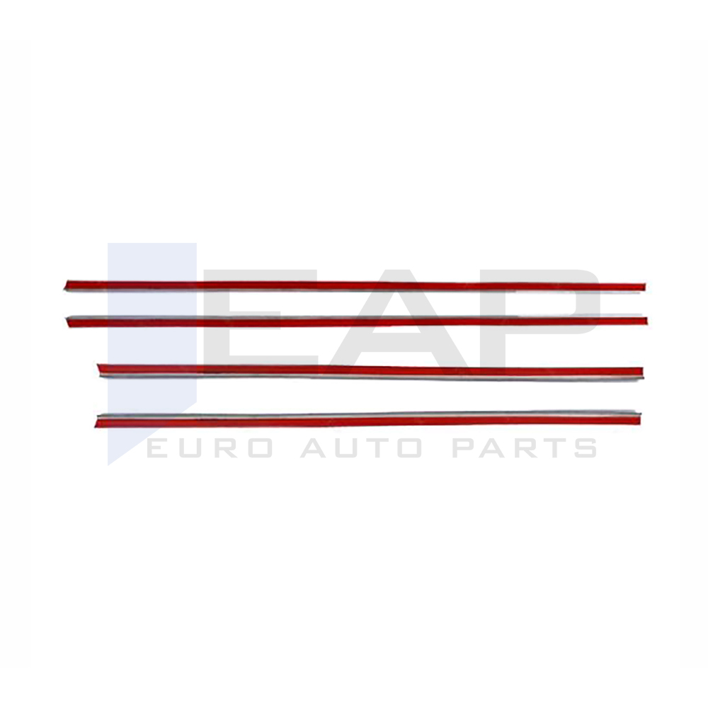 Window Frame Garnish - 4 Pcs - Stainless Steel
