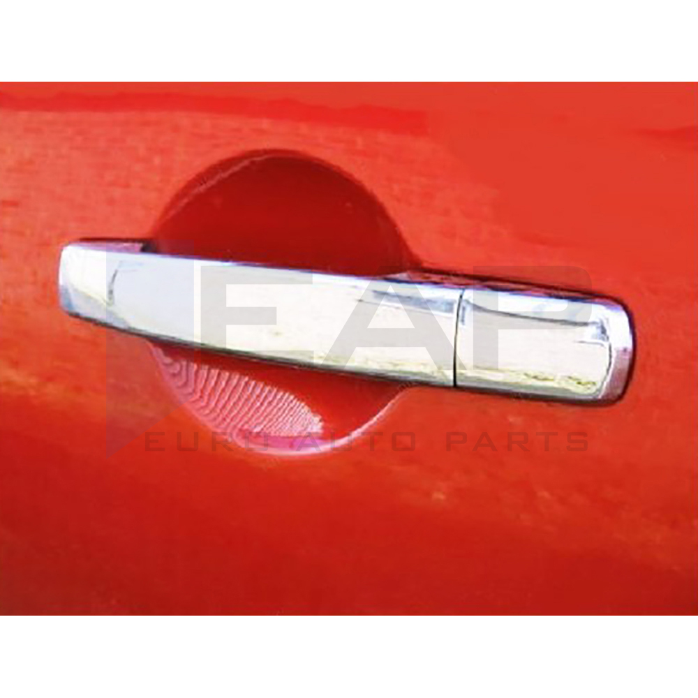 Door Handle Cover (Imperforate) - 2 Doors - Stainless Steel