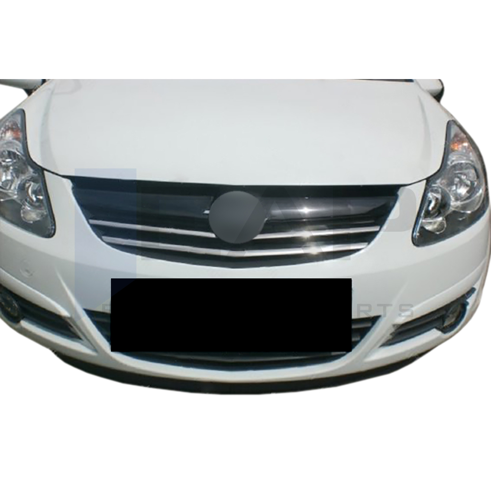 Front Grille - 3 Pcs - Stainless Steel