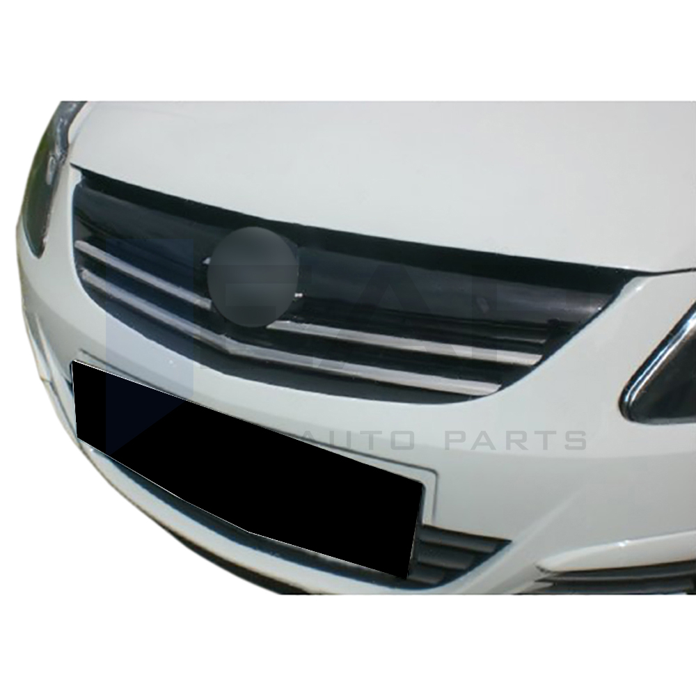Front Grille - 3 Pcs - Stainless Steel