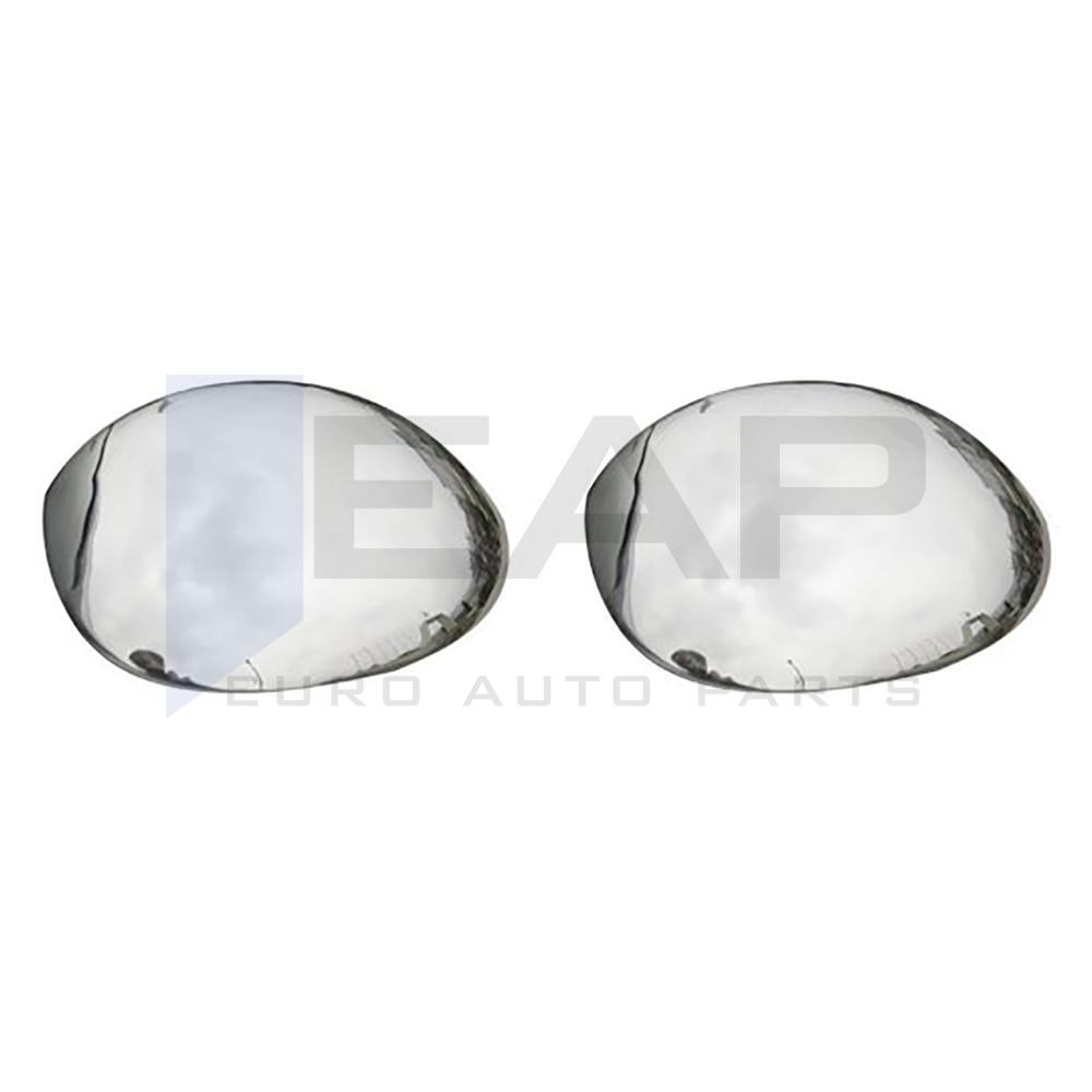 Mirror Cover 2 Pcs - Stainless Steel