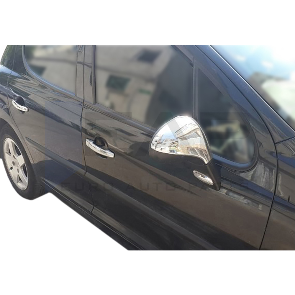 Mirror Cover 2 Pcs - Stainless Steel