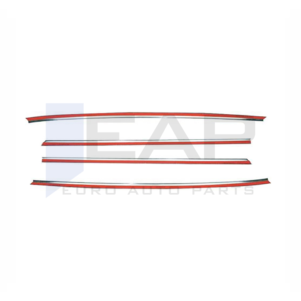 Window Frame Garnish - 4 Pcs - Stainless Steel