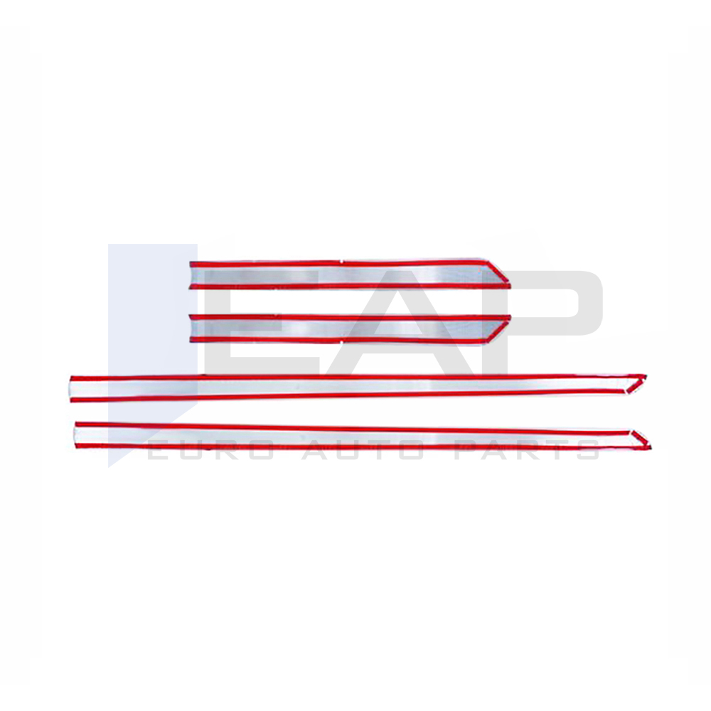 Side Door Trim - 4 Pcs - Stainless Steel