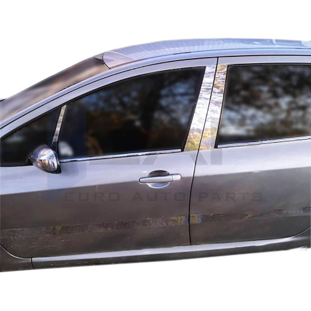Door Post Set - 6 Pcs - Stainless Steel