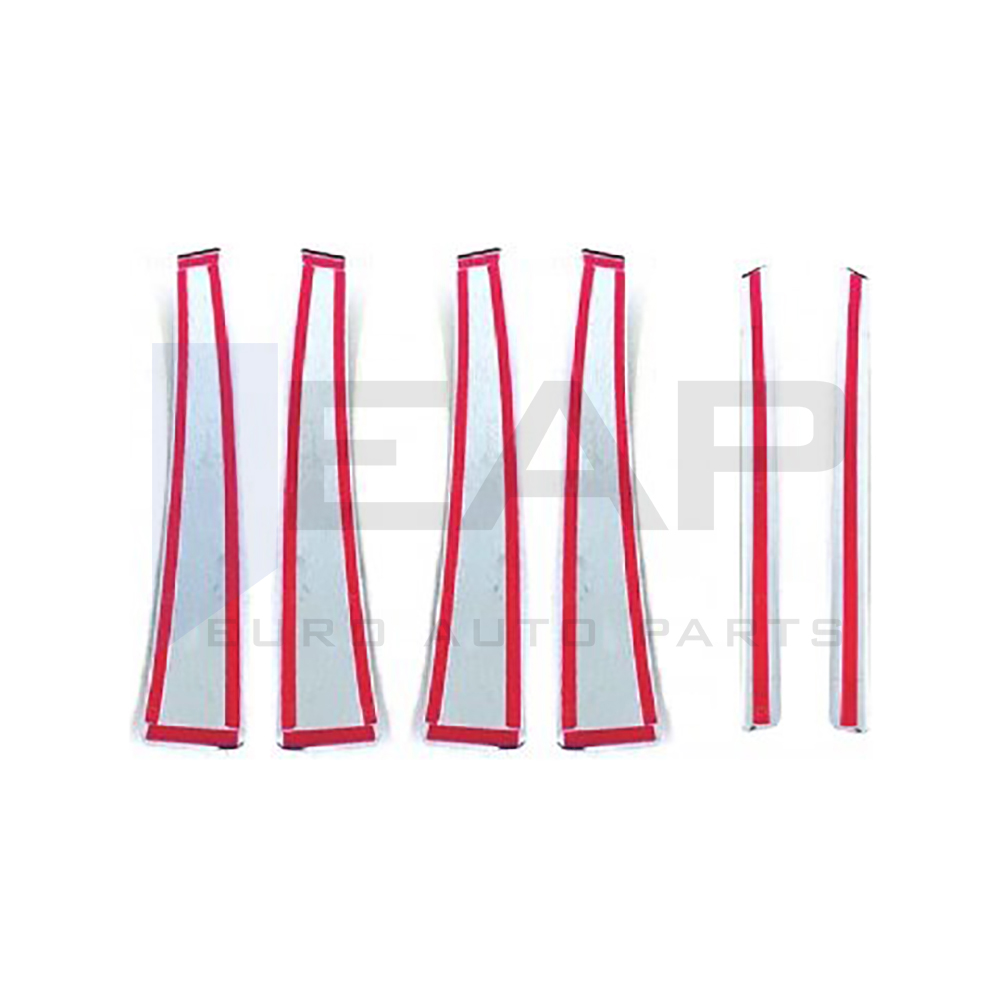 Door Post Set - 6 Pcs - Stainless Steel