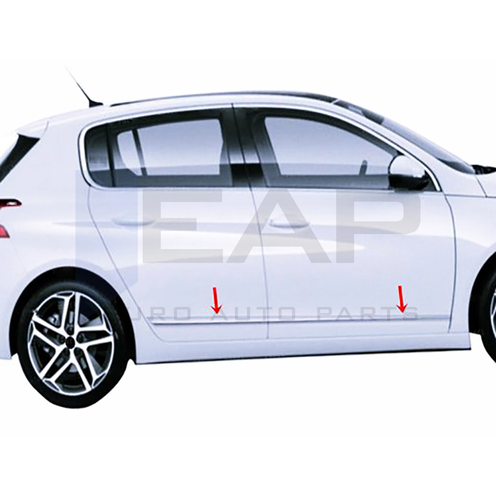 Side Door Trim - 4 Pcs - Stainless Steel